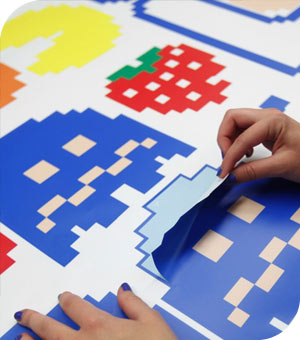 Stickers Muraux et stickers deco Stickers PacMan Fantomes chez stickboutik.com