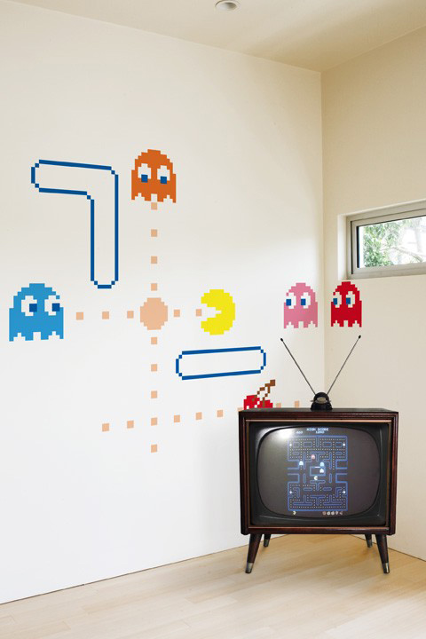 Ghosts - Giant Wall Stickers by  Namco/Bandai PacMan: Wall Sticker & Wall Decal Main Image