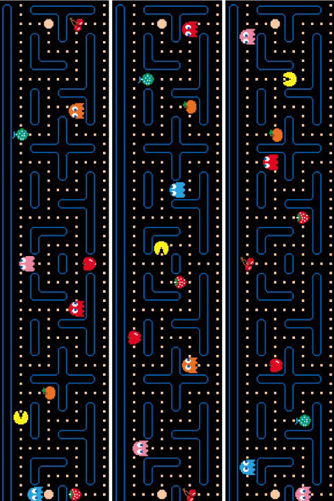 Frise murale PacMan  par  Namco/Bandai