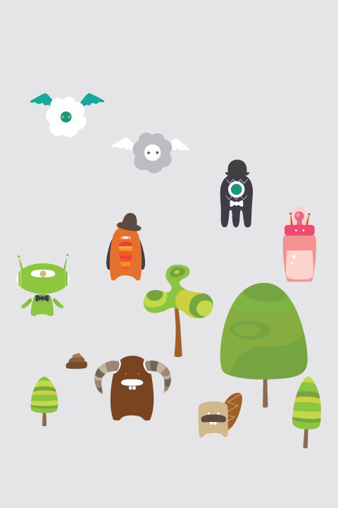 Build-a-Bot  - Kids Wall Stickers  BabyBot: Wall Sticker & Wall Decal Main Image