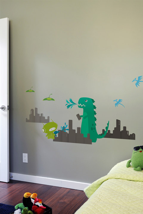 TRex - Kids Wall Stickers  BabyBot: Wall Sticker & Wall Decal Main Image