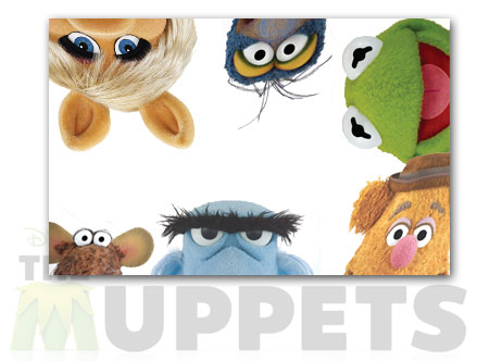 Contenu du pack: Visages Muppets  Les Muppets