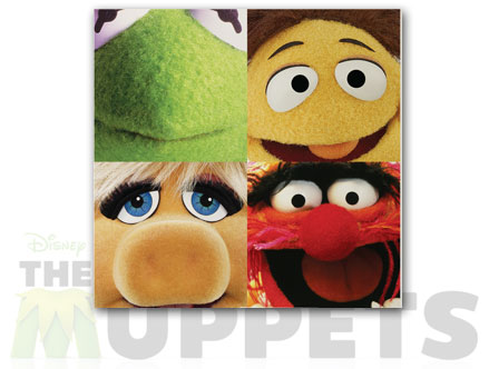 Contenu du pack: Kermit - Dalles Murales Les Muppets