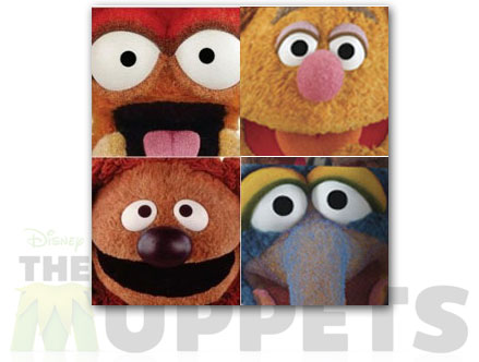 Gonzo - Dalles Murales  par Les Muppets: Sticker / Wall Decal Outline
