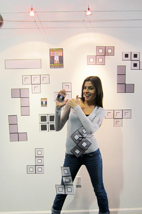 Stickers Geek & Jeux Vidéo:Stickers muraux Tetris Rétro (Mini) Officiels - Stickboutik.com - 4/5