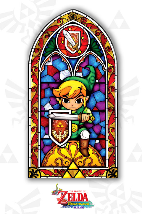 Autocollant Vitrail Zelda - The Wind Waker