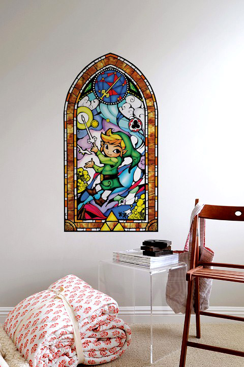 Zelda: Wind Waker Gold Wall Decals  Nintendo: Wall Sticker & Wall Decal Main Image