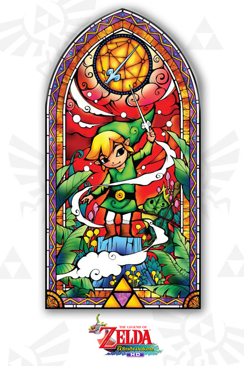 Zelda: Wind Waker Silver Wall Decals  Nintendo: Wall Sticker & Wall Decal Main Image