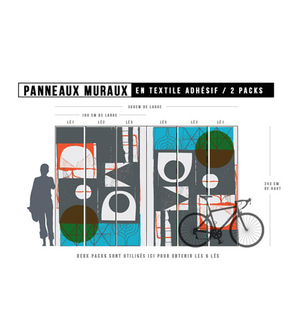 Overlap - Panneaux Muraux par  Neasden Control Center