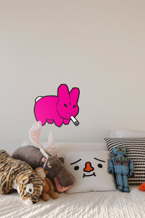 Stickers Smorkin Labbit par  KidRobot