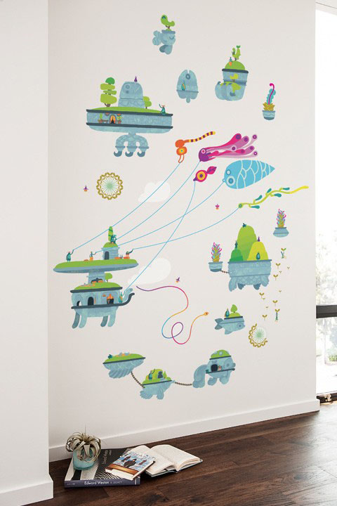 Hohokum - Kiteland Isles Sony PlayStation: Wall Sticker & Wall Decal Main Image