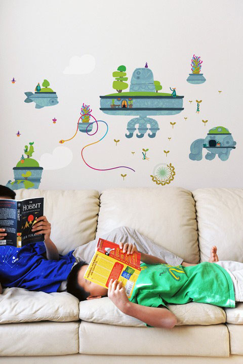 Hohokum - Kiteland Isles Sony PlayStation: Wall Sticker & Wall Decal Main Image