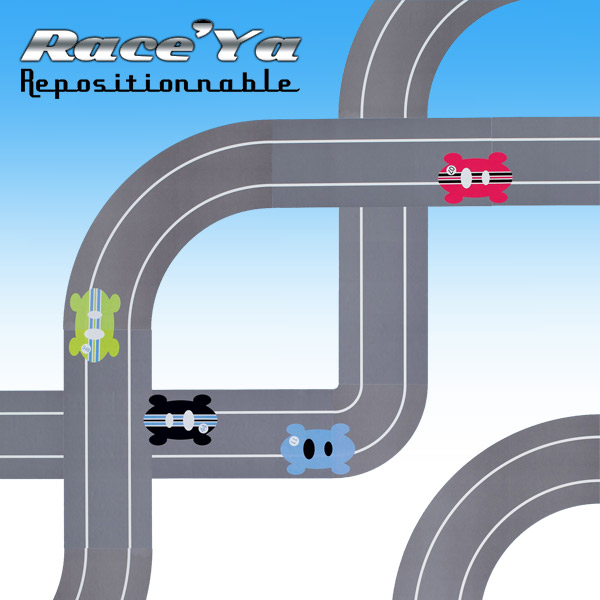 RaceTrack Wall Stickers  RaceYa!: Wall Sticker & Wall Decal Main Image