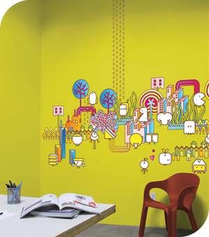 Stickers Muraux et stickers deco Stickers / fresque Dreamland chez stickboutik.com