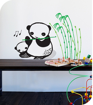 Stickers Muraux et stickers deco Stickers muraux Pandas  chez stickboutik.com