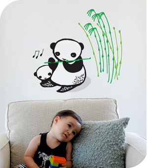 Stickers Muraux et stickers deco Stickers muraux Pandas  chez stickboutik.com