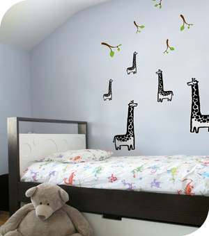Stickers Muraux et stickers deco Stickers muraux Giraffe  chez stickboutik.com
