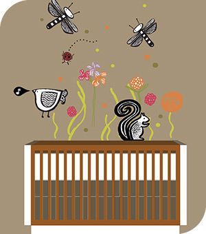 Stickers Muraux et stickers deco Stickers muraux Garden  chez stickboutik.com
