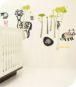 Stickers Muraux et stickers deco Stickers muraux Woodlands  chez stickboutik.com