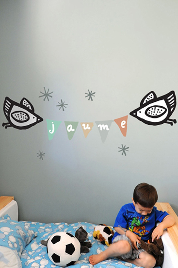 Name Banner - Kids Wall Stickers  WeeGallery: Wall Sticker & Wall Decal Main Image