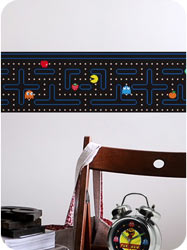Sticker PacMan Frise murale par Namco/Bandai - stickboutik.com