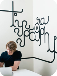 Stickers muraux Typography par Veer