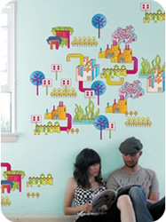 Stickers muraux Dreamland par Undoboy