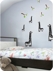 Stickers muraux Giraffe par WeeGallery