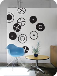 Stickers muraux Circles XL par Charles EAMES
