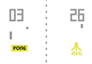 Stickers muraux géants Atari - Pong