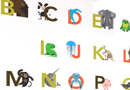 Stickers Géants: Alphabet des Animaux  A Modern Eden - 16,95 €