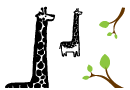 Wall Stickers: Giraffe- Kids Wall S...   WeeGallery - 0 £