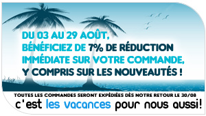 C'est les vacances ! -7% sur tous nos stickers muraux exclusifs chez stickboutik.com
