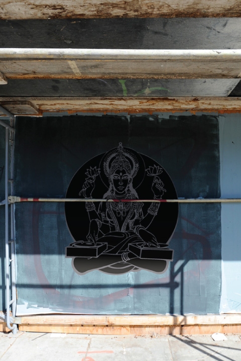Sticker mural exclusif Bodhisattva par Upper Playground 