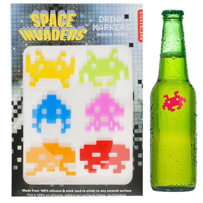 Marques Verres en Silicone  Space Invaders  4,9 € - Stickboutik.com