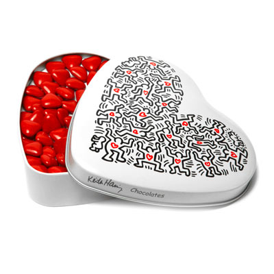 Chocolats Boite Heart Keith Haring à 8,50 € - Stickboutik.com