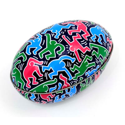 Chocolats Oeuf en mtal Dancers Keith Haring  5,90 € - Stickboutik.com