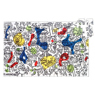 Puzzle 96 pcs Keith Haring bote baby Vilac  23,99 € - Stickboutik.com