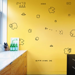 Geek Wall Stickers & Video games wall Decals by  Atari 