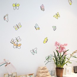 Sticker muraux Papillons aquarelle par Christy Flora - Sticker muraux géants inédits & officiels!