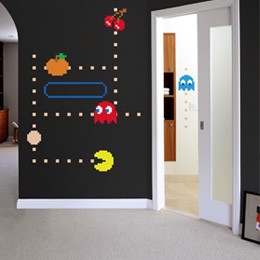 Geek Wall Stickers & Video games wall Decals by PacMan
