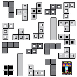 Sticker muraux stickers Urban et PopArt Tetris