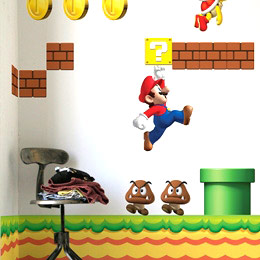 Geek Wall Stickers & Video games wall Decals by Nintendo