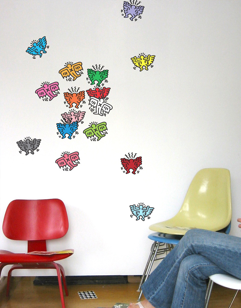 Angels Wall Stickers Keith Haring: Wall Sticker & Wall Decal Main Image