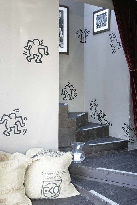 Stickers muraux Dancers  Keith Haring - 3/5