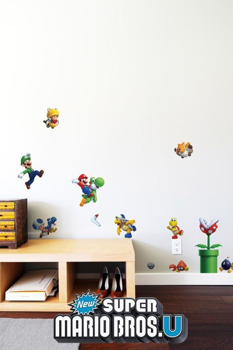 NewSuperMario Bros.U  [Mini]   Nintendo : Wall Sticker & Wall Decal Main Image