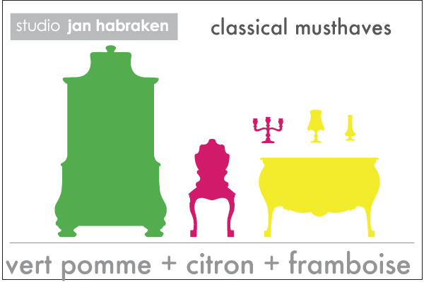 Classical Musthaves Furniture   Jan Habraken: Wall Sticker & Wall Decal Main Image