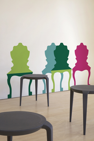 Chair Mix a Lot  Jan Habraken: Wall Sticker & Wall Decal Main Image