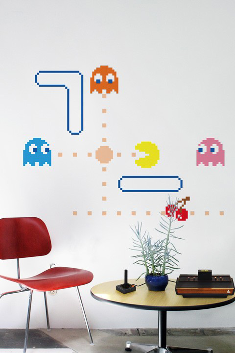Ghosts - Giant Wall Stickers by  Namco/Bandai PacMan: Wall Sticker & Wall Decal Main Image