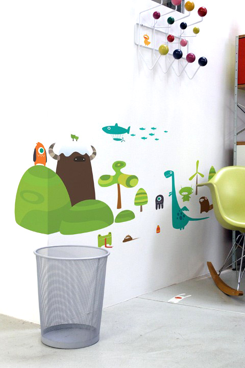 BotLand Robots  - Kids Wall Stickers  BabyBot: Wall Sticker & Wall Decal Main Image
